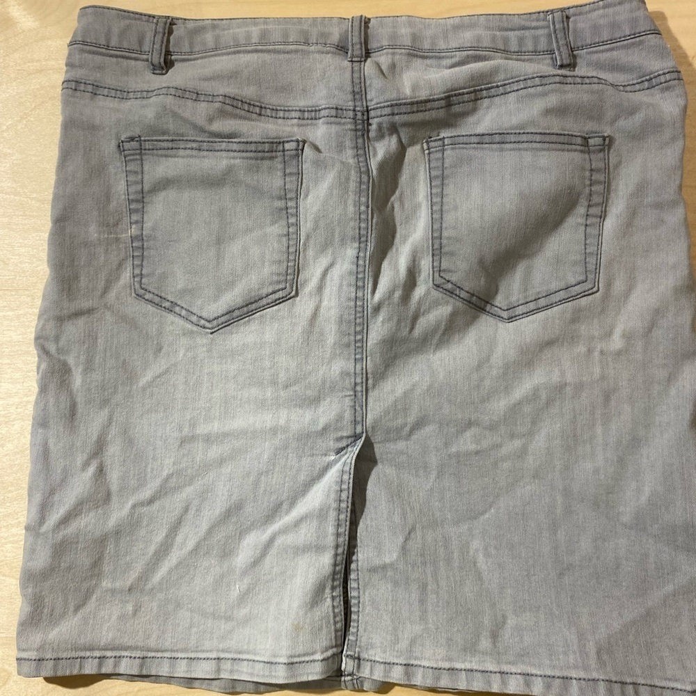 Vintage Jaclyn Smith Jean Skirt Size 14 (KD) - Picture 10 of 14